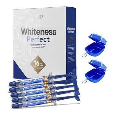 Imagem de Kit Clareador Dental Caseiro Whiteness Perfect 16%