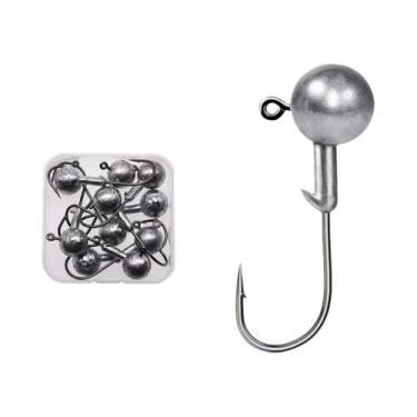 Imagem de Anzóis De Pesca Jigging Com Cabeça Redonda 1g-20g MrLurion Para Iscas 
