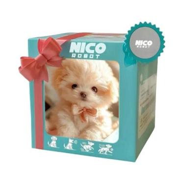 Imagem de Brinquedo Interativo De Pelúcia Robô Cachorrinho Fofo Com Cauda Que Ab