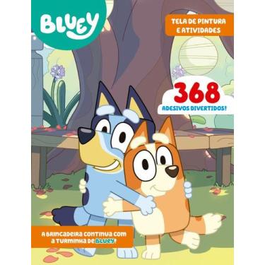 Imagem de Livro - Bluey Livro Tela de Pintura e Atividades