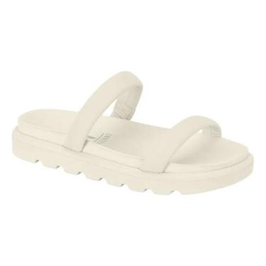 Imagem de Chinelo Slide Vizzano Sandália Feminina Papete 6459.110 Cor:Branco Off