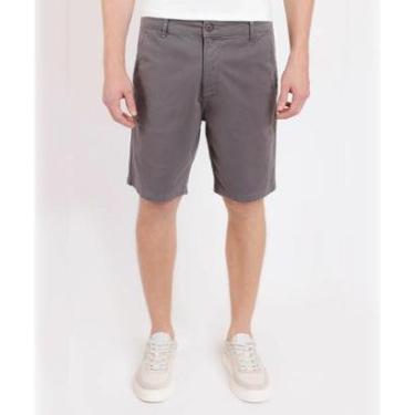 Imagem de Bermuda Chino Aramis Verde Militar Casual Masculino-Masculino