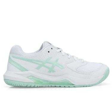Imagem de Tênis Asics Gel Dedicate 8 Branco e Verde Claro-Feminino