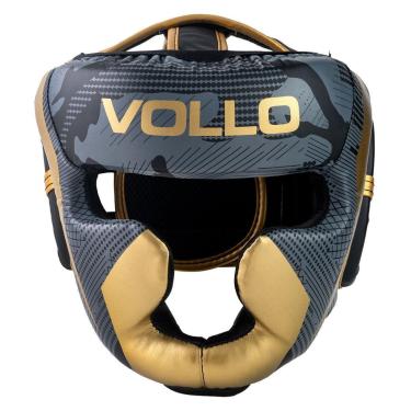 Imagem de Protetor Cabeça Capacete Fechado Boxe Muay Thai G/GG Vollo-Unissex