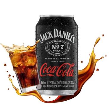 Imagem de Jack Daniels Tennessee & Coca-cola 350ml Jack & Coke - coca cola - Jac