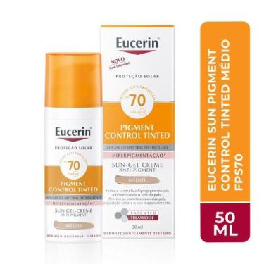 Imagem de Protetor Solar Facial Eucerin Sun Pigment Control Tom Médio FPS 70 50m