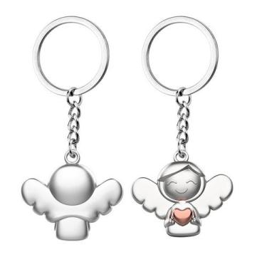 Imagem de Chaveiro Heart Angel Wings Design Metal Alloy 26g - Yiweisai