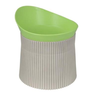 Imagem de Comedouro Ergonomico Para Cães Tamanho Médio Verde Citrico Familia Est