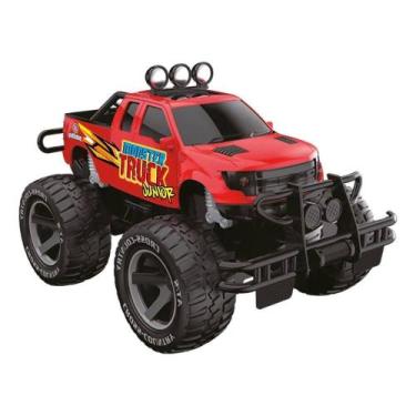 Imagem de Carro de Controle Remoto Monster Truck Junior Vermelho Polibrinq  - CA