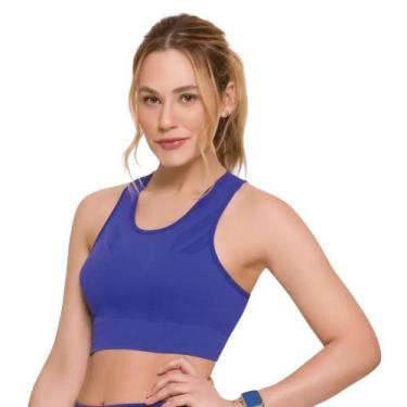 Imagem de Top Selene Cropped - 20925.001 - Azul Violeta, Roxo, GG