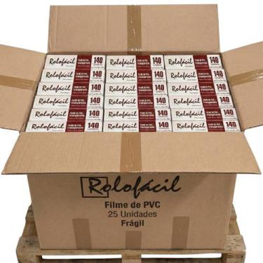 Imagem de Kit 25 und Rolo Facil Filme Pvc Clínica Tatuador Estética 140m - Dispa