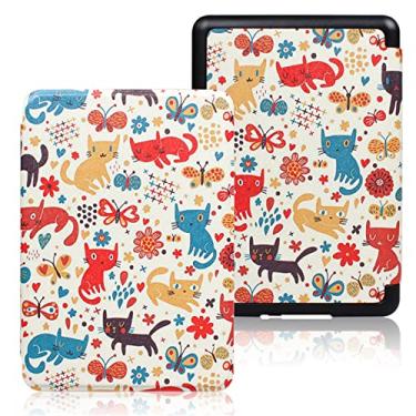 Imagem de CCOO Capa para todos os novos Kindle Basic 10ª geração lançado em 2019, capa de poliuretano premium com hibernar e despertar automáticos