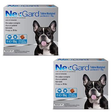 Imagem de Antipulgas E Carrapatos Cães Nexgard 04 A 10kg - Kit Com 02