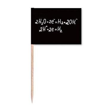 Imagem de Chemistry Kowledge Electrolysis of Water Toothpick Flags Marker Topper Party Decoration