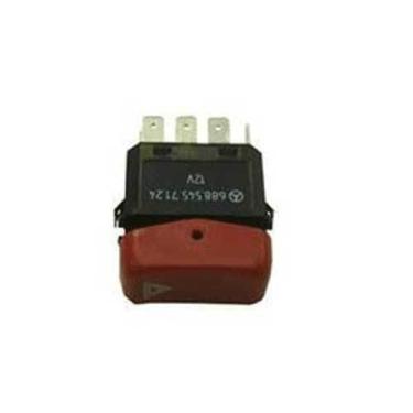 Imagem de INTERRUPTOR LUZ ADVERTENCIA ALERTA 12V VERMELHA MB