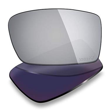 Imagem de Mryok Lentes de reposição para Oakley Gascan OO9014 - Opções, Polarizado Xeld - Stills Silver, One Size