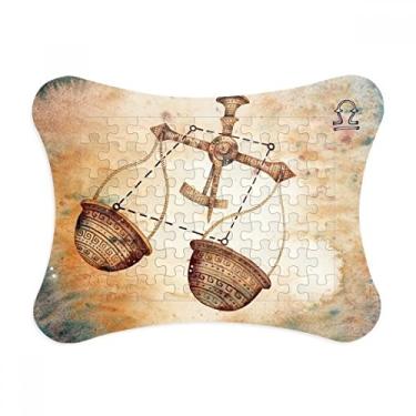 Imagem de Setembro, outubro, Libra, Constelação, Zodíaco, moldura de quebra-cabeça decoração de quadro, enfeite de jogo