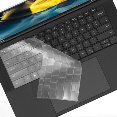 Imagem de Capa de teclado para Dell XPS 15 9500 9510 9520 9530 15,6 polegadas 2025-2022 e XPS 17 9720 9700 9710 9730 17 polegadas e DELL Precision 5770 5570 5760 5560 39.6 cm 43.9 cm US Layout Keyboard