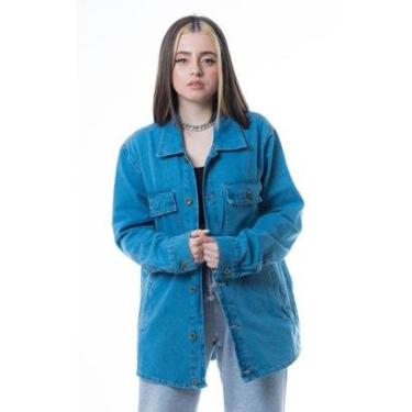 Imagem de JAQUETA CAMISÃO JEANS CÓDIGO GIRLS-Feminino