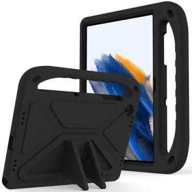 Imagem de Tábua PC Capa Capa compatível com Samsung Galaxy Tab A9 Plus 11 polegadas SM-X210/X215/SM-X216 capa para tablet, capa protetora leve de EVA para crianças à prova de choque, com capa de suporte e alça