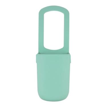 Imagem de shamjina Suporte universal de copo para carrinho, silicone, suporte multifuncional para garrafa de bicicleta, suporte para bebidas para carrinhos, luz verde