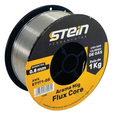 Imagem de Arame Solda Mig 1Kg uso Sem Gás E71T1-GS 0,8mm Stein