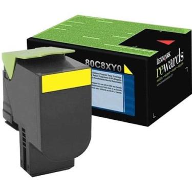 Imagem de Toner Lexmark 80C8XY0 Amarelo
