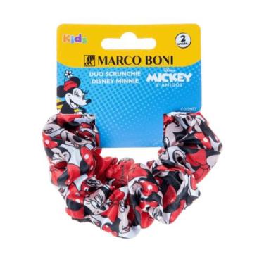 Imagem de Kit 2 Elásticos De Cabelo Scrunchie Disney Minnie Marco Boni, Colorido