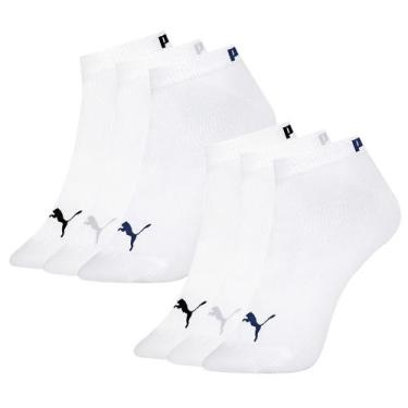 Imagem de 6 Pares De Meias Em Algodão Modelo Cano Curto Esportivas Sport Masculi