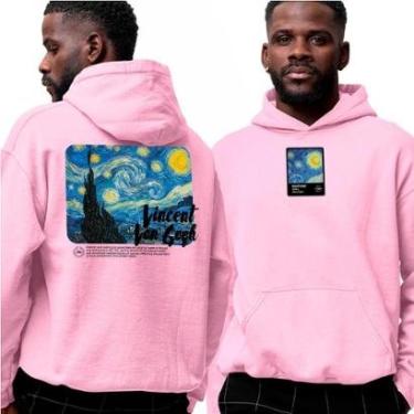 Imagem de Moletom Estampado Algodão‎ Vicent Van Gogh Nigth Abstract-Unissex