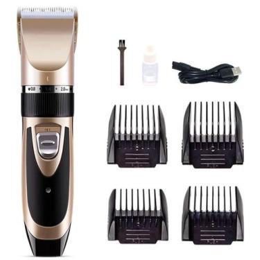 Imagem de Maquina Silenciosa Tosa Pelo Cachorro Cão Grande Pequeno - Bellator