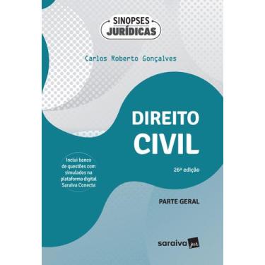 Imagem de Livro - Direito Civil - Parte Geral - Coleção Sinopses Jurídicas - 26ª