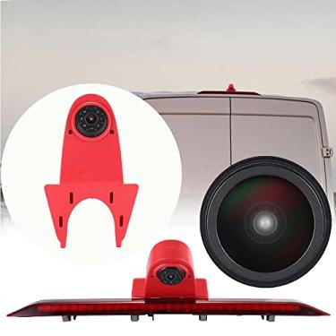 Imagem de Lente de 18 mm para carro terceiro teto montagem na parte superior da lâmpada de freio, luz de freio, câmera de reserva de visão traseira, substituição para Crafter MAN TGE de 2017 modificado veículo