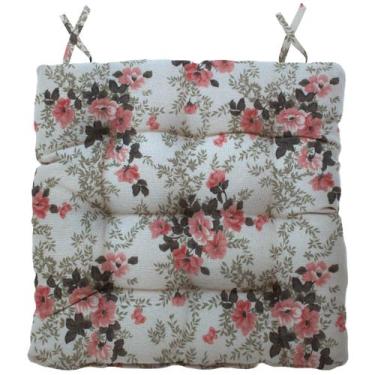 Imagem de Almofada Para Cadeira Futton Firenze 40x40cm Margarida - FASTLAR