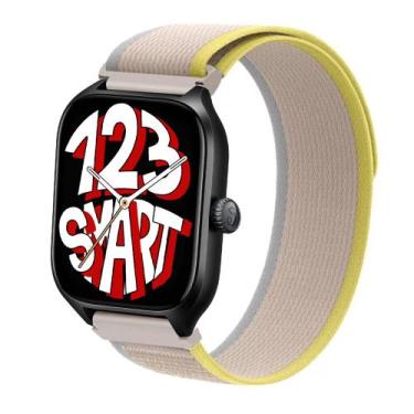 Imagem de Pulseira Nylon Nova para GTS 4 /GTS 4 Mini /GTS 3 /GTS 2 Mini - Bege c