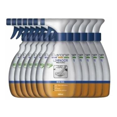 Imagem de 12 Limpador Multiuso P/ Mdf, Alumínio, Inox, Formica 500ml - Barone