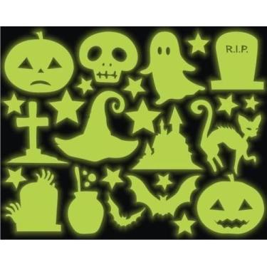 Imagem de Adesivo Brilha No Escuro Neon - Halloween - Dia Das Bruxas - Micro Ofi