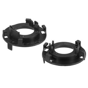 Imagem de uxcell 2 peças H7 LED adaptador de retentores de lâmpada de farol adequado para Hyundai Mistra 2017