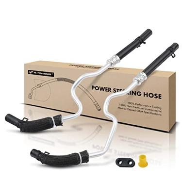 Imagem de A-Premium Conjunto de mangueira de linha de retorno de direção hidráulica compatível com Cadillac SRX 2010-2016 tubo refrigerador conjunto de 2 peças