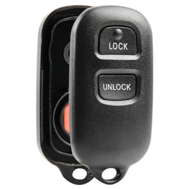 Imagem de Capa e almofada para controle remoto de entrada sem chave da Key Fob serve para Toyota 1999-2001 Camry / 2003-2008 Corolla / 1998-2003 Sienna / 1999-2003 Solara