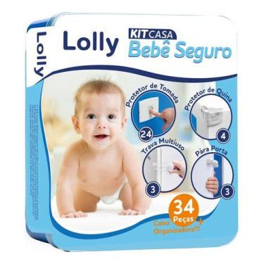 Imagem de Kit Proteção Para Bebês 34 Peças Tomada, Quina, Trava, Porta - Lolly