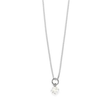 Imagem de Colar de prata 925 feminino veneziana zircônia rommanel 45 cm 830045, 