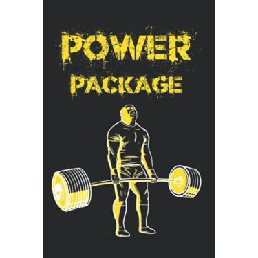 Imagem de Power package notebook for Strongman Weightlifting Fitness & Bodybuilding: Point grid notebook (6x9 inches) with 120 pages