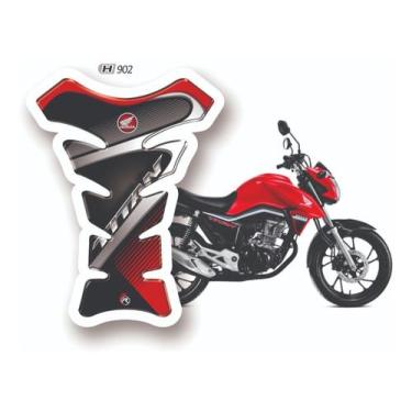 Imagem de Adesivo Cg Titan Resinado Protetor De Tanque H902 - Resitank