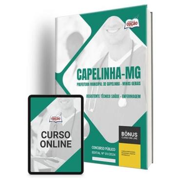 Imagem de Apostila Prefeitura de Capelinha - MG 2024 - Assistente Técnico Saúde 