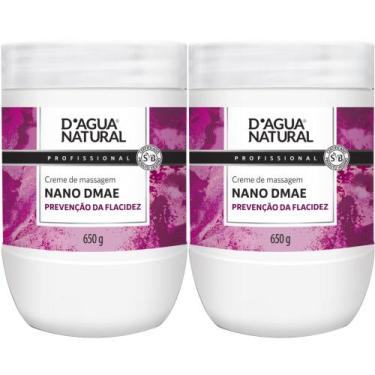 Imagem de 2UN Creme Massagem Corporal Nano Dmae 650G D'agua Natural - D'Água Nat