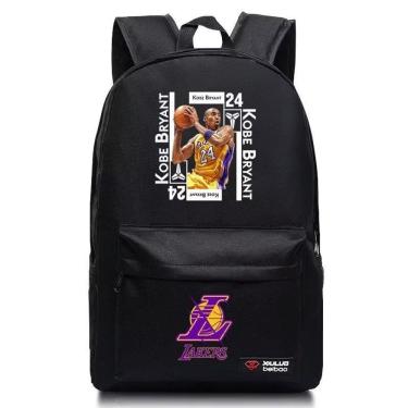 Imagem de Mochila SANMU, estilo casual, estrela da NBA, Kobe Bryant, couro PU