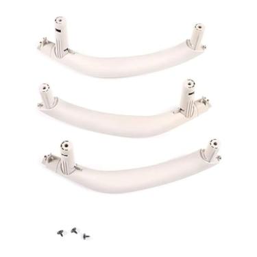 Imagem de 3Pcs Painel interno da porta do carro Maçaneta interna Puxador Capa de acabamento Acessórios de estilo compatíveis com BMW F15 X5 F16 X6 2014-2018