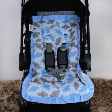 Imagem de Capa de carrinho para o seu bebê - Laura Baby, Chuva de Benção Azul