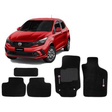 Imagem de Conjunto Tapete Carpete Auto Bordado Fiat Argo 2020
